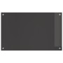 vidaxl Salpicadero de Cocina Gris Oscuro 80x50x0.6 cm de Vidrio Templado de , Herramientas y utensilios de cocina - Ref: Foro...