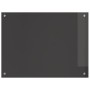 Salpicadero de Cocina en Gris Oscuro - 80x60x0.6 cm Vidrio Templado de , Herramientas y utensilios de cocina - Ref: Foro24-42...