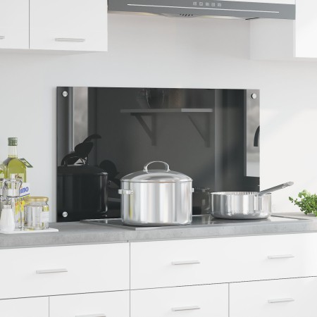 Faldón de Cocina Gris Oscuro 90x50x0,6 cm de Vidrio Templado de , Herramientas y utensilios de cocina - Ref: Foro24-42001245,...