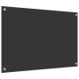 Salpicadero de Cocina Gris Oscuro 90x60x0,6 cm de Vidrio Templado de , Herramientas y utensilios de cocina - Ref: Foro24-4200...