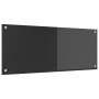 Fondo de cocina gris oscuro 100x40x0,6 cm vidrio templado de , Herramientas y utensilios de cocina - Ref: Foro24-42001247, Pr...