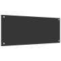 Fondo de cocina gris oscuro 100x40x0,6 cm vidrio templado de , Herramientas y utensilios de cocina - Ref: Foro24-42001247, Pr...