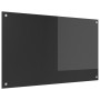 VidaXL Salpicadero de Cocina Gris Oscuro 100x60x0,6 cm Vidrio Templado de , Herramientas y utensilios de cocina - Ref: Foro24...