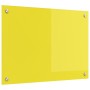 Salpicadero de cocina amarillo 70x50x0,6 cm vidrio templado de , Herramientas y utensilios de cocina - Ref: Foro24-42001251, ...