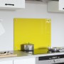 Salpicadero de cocina amarillo 70x50x0,6 cm vidrio templado de , Herramientas y utensilios de cocina - Ref: Foro24-42001251, ...