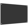 VidaXL Salpicadero de Cocina Gris Oscuro 100x60x0,6 cm Vidrio Templado de , Herramientas y utensilios de cocina - Ref: Foro24...