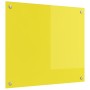 Salpicadero de cocina Amarillo 70x60x0,6 cm Vidrio templado de , Herramientas y utensilios de cocina - Ref: Foro24-42001252, ...