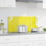 Fondo de cocina Amarillo 90x40x0.6 cm de vidrio templado de , Herramientas y utensilios de cocina - Ref: Foro24-42001256, Pre...