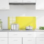 Fondo de cocina Amarillo 90x40x0.6 cm de vidrio templado de , Herramientas y utensilios de cocina - Ref: Foro24-42001256, Pre...