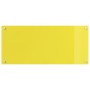 Fondo de cocina Amarillo 90x40x0.6 cm de vidrio templado de , Herramientas y utensilios de cocina - Ref: Foro24-42001256, Pre...