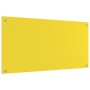Fondo de cocina Amarillo 100x50x0,6 cm de vidrio templado de , Herramientas y utensilios de cocina - Ref: Foro24-42001260, Pr...