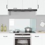 Tablero de cocina blanco 110x50x0,6 cm de vidrio templado de , Herramientas y utensilios de cocina - Ref: Foro24-42001287, Pr...