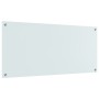 Tablero de cocina blanco 110x50x0,6 cm de vidrio templado de , Herramientas y utensilios de cocina - Ref: Foro24-42001287, Pr...