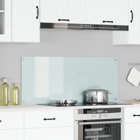 Base para cocina Blanca 120x50x0,6 cm de vidrio templado de , Herramientas y utensilios de cocina - Ref: Foro24-42001290, Pre...