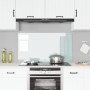 Salpicadero de cocina Blanco 110x60x0,6 cm Vidrio Templado de , Herramientas y utensilios de cocina - Ref: Foro24-42001288, P...