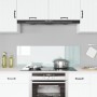 Fondo de cocina Blanco 120x40x0,6 cm en vidrio templado de , Herramientas y utensilios de cocina - Ref: Foro24-42001289, Prec...