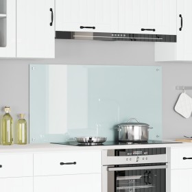 Mesa de cocina Blanca 120x60x0,6 cm de vidrio templado de , Herramientas y utensilios de cocina - Ref: Foro24-42001291, Preci...