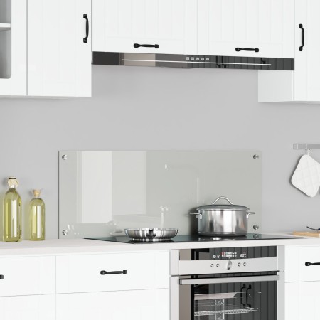 Fondo de Cocina Claro 110x40x0.6 cm Vidrio Templado de , Herramientas y utensilios de cocina - Ref: Foro24-42001292, Precio: ...