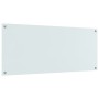 Base para cocina Blanca 120x50x0,6 cm de vidrio templado de , Herramientas y utensilios de cocina - Ref: Foro24-42001290, Pre...