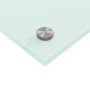 Salpicadero de cocina Blanco 110x60x0,6 cm Vidrio Templado de , Herramientas y utensilios de cocina - Ref: Foro24-42001288, P...
