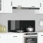 Fondo de cocina  Negro 110x40x0,6 cm de vidrio templado | Foro24.es | Tu tienda online para hogar, jardín y más Foro24.es