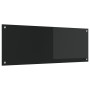 Fondo de cocina  Negro 110x40x0,6 cm de vidrio templado | Foro24.es | Tu tienda online para hogar, jardín y más Foro24.es
