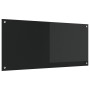 Respaldo de Cocina Negro 110x50x0,6 cm Vidrio Templado de , Herramientas y utensilios de cocina - Ref: Foro24-42001299, Preci...