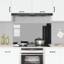 Fondo de cocina Negro 110x60x0,6 cm de vidrio templado de , Herramientas y utensilios de cocina - Ref: Foro24-42001300, Preci...