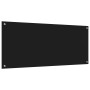 Fondo de Cocina Negro 120x50x0.6 cm de Vidrio Templado de , Herramientas y utensilios de cocina - Ref: Foro24-42001302, Preci...