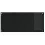 Respaldo de Cocina Negro 110x50x0,6 cm Vidrio Templado de , Herramientas y utensilios de cocina - Ref: Foro24-42001299, Preci...