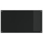 Fondo de cocina Negro 110x60x0,6 cm de vidrio templado de , Herramientas y utensilios de cocina - Ref: Foro24-42001300, Preci...