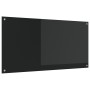 Espaldera de cocina negra 120x60x0,6 cm de vidrio templado de , Herramientas y utensilios de cocina - Ref: Foro24-42001303, P...