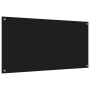 Espaldera de cocina negra 120x60x0,6 cm de vidrio templado de , Herramientas y utensilios de cocina - Ref: Foro24-42001303, P...