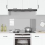 Luz para salpicadero de cocina Gris Claro 110x50x0,6 cm Vidrio Templado de , Herramientas y utensilios de cocina - Ref: Foro2...