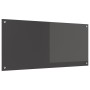 Salpicadero de Cocina Gris Oscuro 110x50x0,6 cm Vidrio Templado | Foro24.es | Tu tienda online para hogar, jardín y más Foro24.es