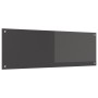 Salpicadero de Cocina Gris oscuro 120x40x0,6 cm Vidrio Templado de , Herramientas y utensilios de cocina - Ref: Foro24-420013...