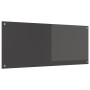 Respaldo de cocina gris oscuro 120x50x0,6 cm de cristal templado de , Herramientas y utensilios de cocina - Ref: Foro24-42001...