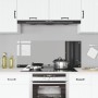 Respaldo de cocina gris oscuro 120x50x0,6 cm de cristal templado de , Herramientas y utensilios de cocina - Ref: Foro24-42001...