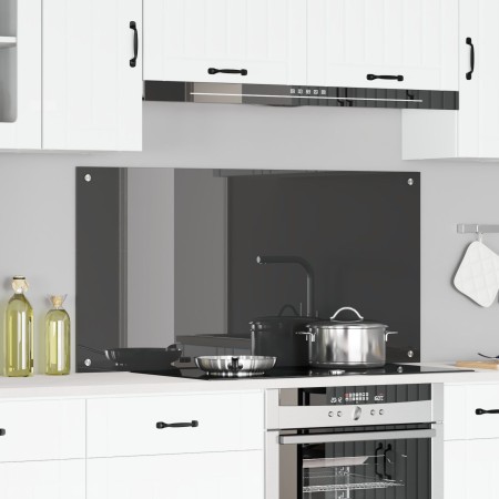 Salpicadero de cocina Gris oscuro 120x60x0,6 cm Vidrio Templado de , Herramientas y utensilios de cocina - Ref: Foro24-420013...