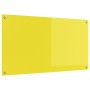 Salpicadero de cocina amarillo 110x60x0,6 cm de vidrio templado de , Herramientas y utensilios de cocina - Ref: Foro24-420013...