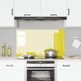 Salpicadero de cocina amarillo 110x60x0,6 cm de vidrio templado de , Herramientas y utensilios de cocina - Ref: Foro24-420013...