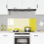 VidaXL Salpicadero de Cocina Amarillo 120x50x0,6 cm Cristal Templado de , Herramientas y utensilios de cocina - Ref: Foro24-4...