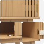 Gabinete base para fregadero 114x43x73,5 cm Madera maciza de pino de , Muebles de baño - Ref: Foro24-42001360, Precio: 87,18 ...