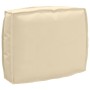 Cojín para Exterior Beige Algodón Mediano Fundas Removibles de , Cojines para sillas y sofás - Ref: Foro24-42001461, Precio: ...