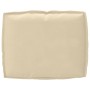 Cojín para Exterior Beige Algodón Mediano Fundas Removibles de , Cojines para sillas y sofás - Ref: Foro24-42001461, Precio: ...
