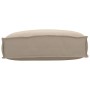 Cojín Exterior Taupe Poliéster 50 x 40 x 12 cm Cojín de Sofá de , Cojines para sillas y sofás - Ref: Foro24-42001463, Precio:...