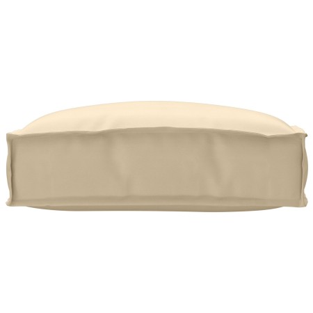 Cojín de Exterior Beige Poliéster 50 cm x 50 cm Reversible de , Cojines para sillas y sofás - Ref: Foro24-42001471, Precio: 2...