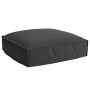 Cojín Exterior Negro Poliéster Tamaño Único Fundas Removibles de , Cojines para sillas y sofás - Ref: Foro24-42001472, Precio...