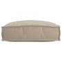 Cojín de exterior vitaXL Taupe Poliéster Estándar Duradero de , Cojines para sillas y sofás - Ref: Foro24-42001473, Precio: 3...