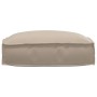 Cojín de exterior vitaXL Taupe Poliéster Estándar Duradero de , Cojines para sillas y sofás - Ref: Foro24-42001473, Precio: 3...